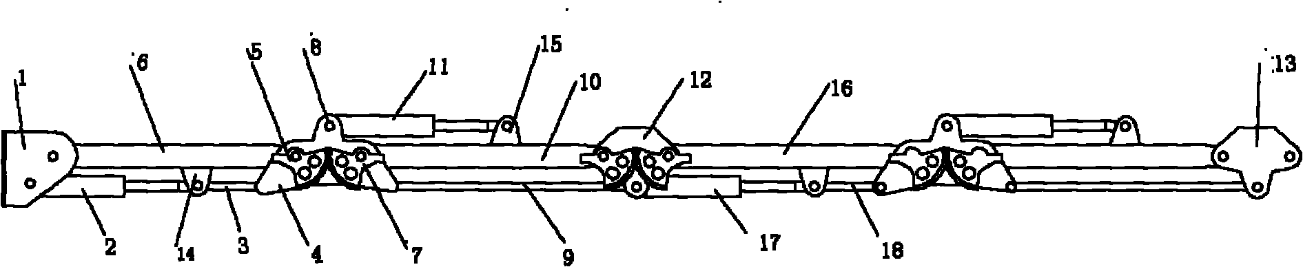 Multi-joint mechanical arm mechanism