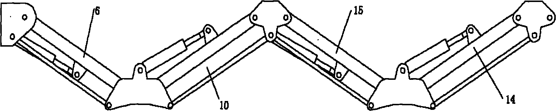 Multi-joint mechanical arm mechanism