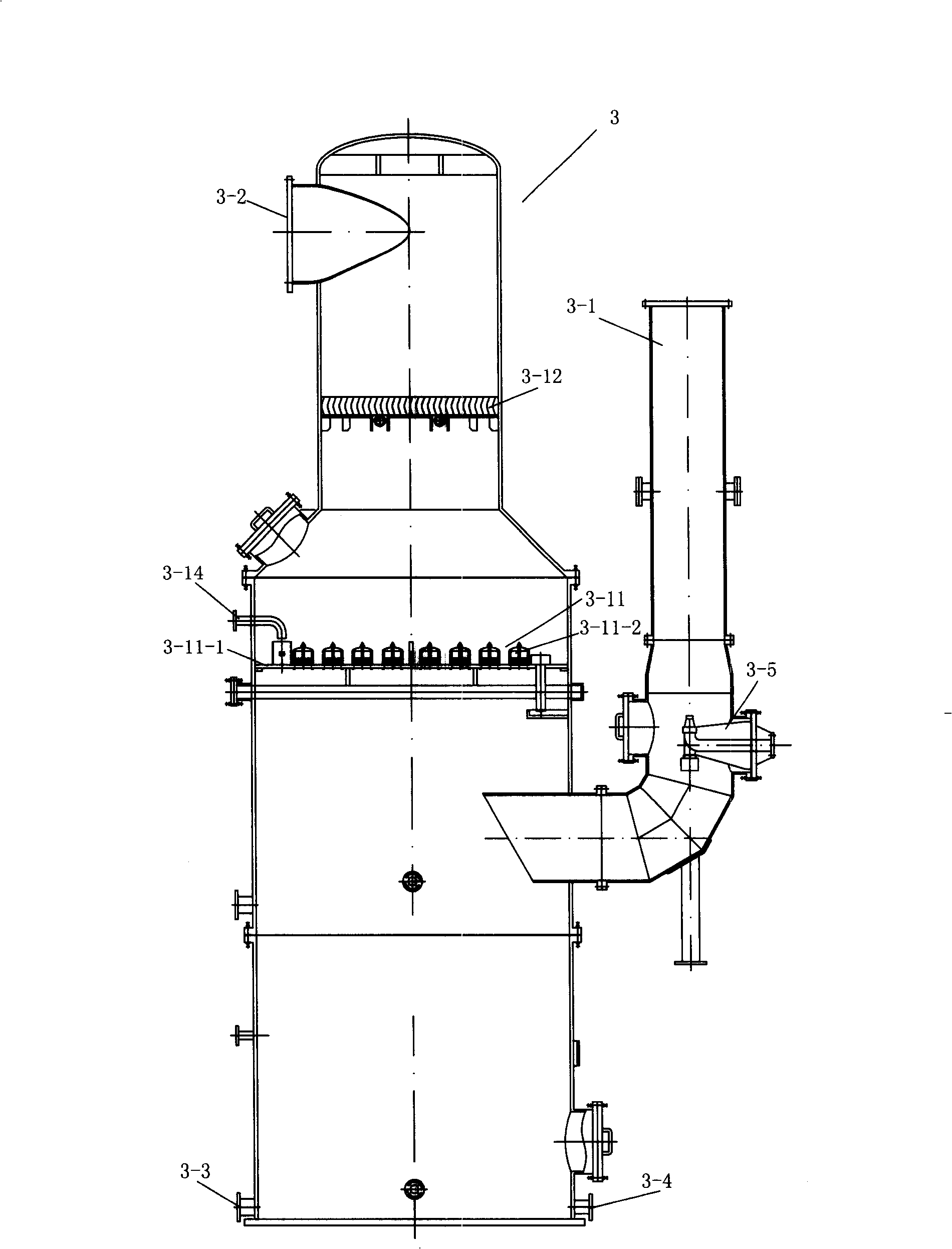 Waste gas treatment system