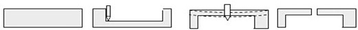 Processing method of glass fibre board