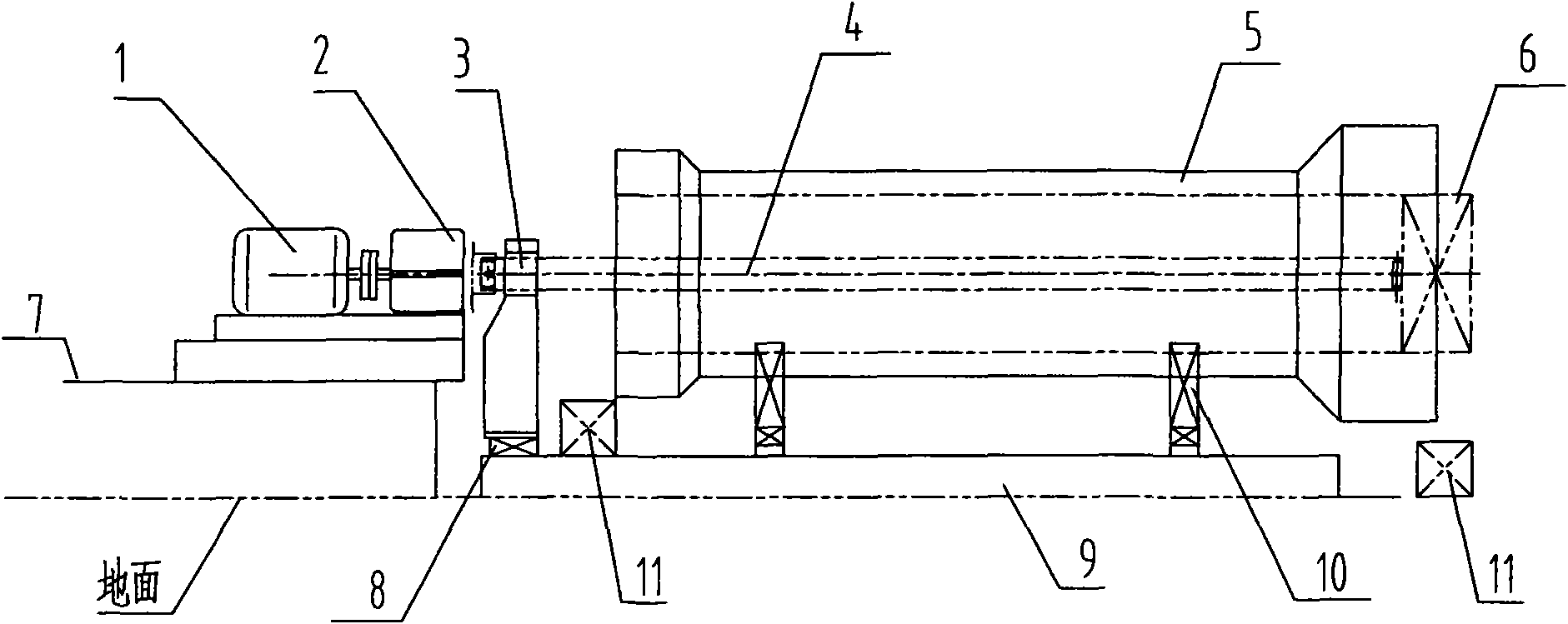 Large extruder cylinder inner bore honing device