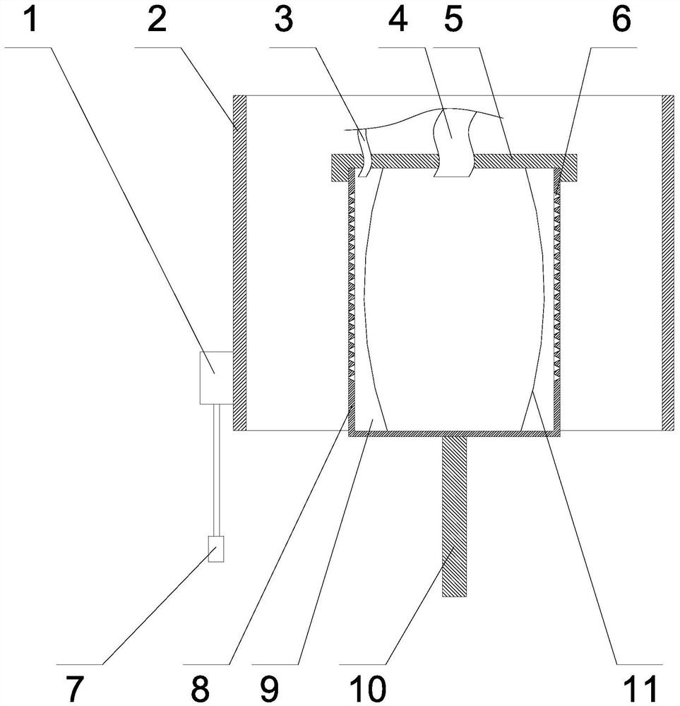 A kind of non-woven fabric production device and using method for air filtration