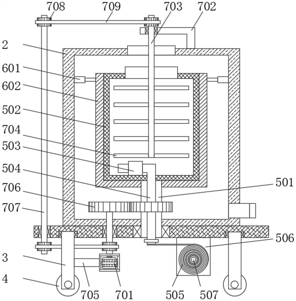 Movable sludge filter pressing device and technological process thereof