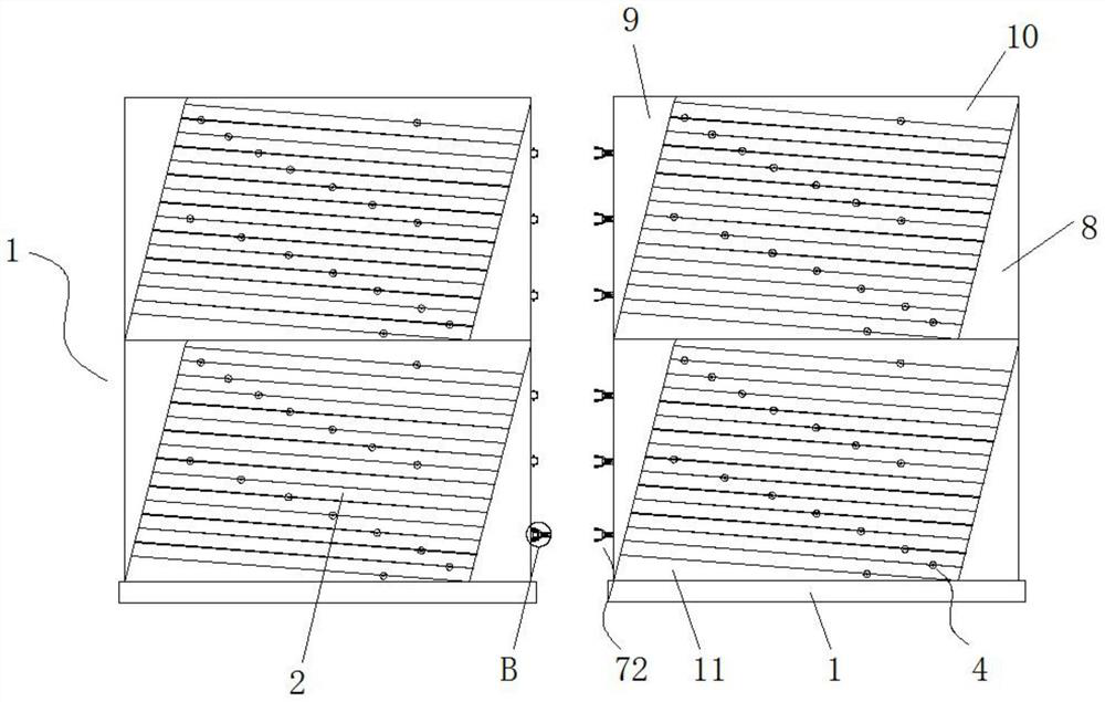 Bending type wallboard building material structure and rapid assembly mode thereof