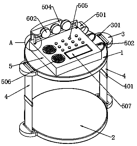 Young child dyspepsia nursing device for maternal and infant health care of obstetrics and gynecology