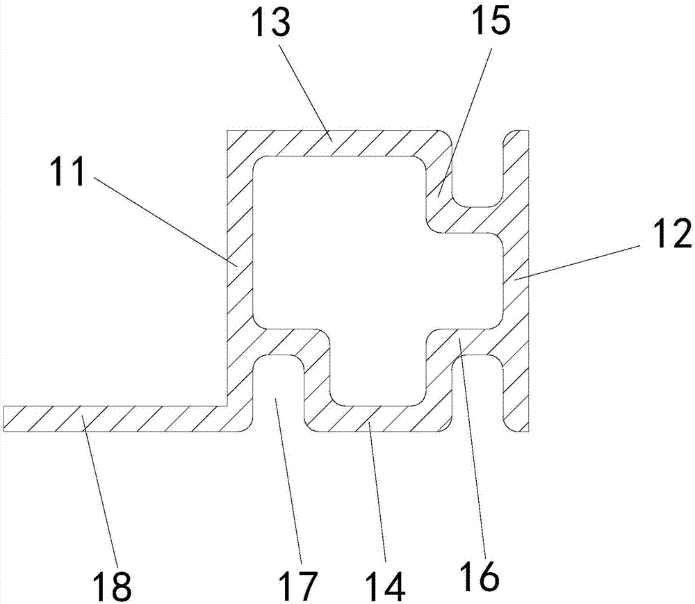 Composites profile, composite board and manufacturing method of composite board