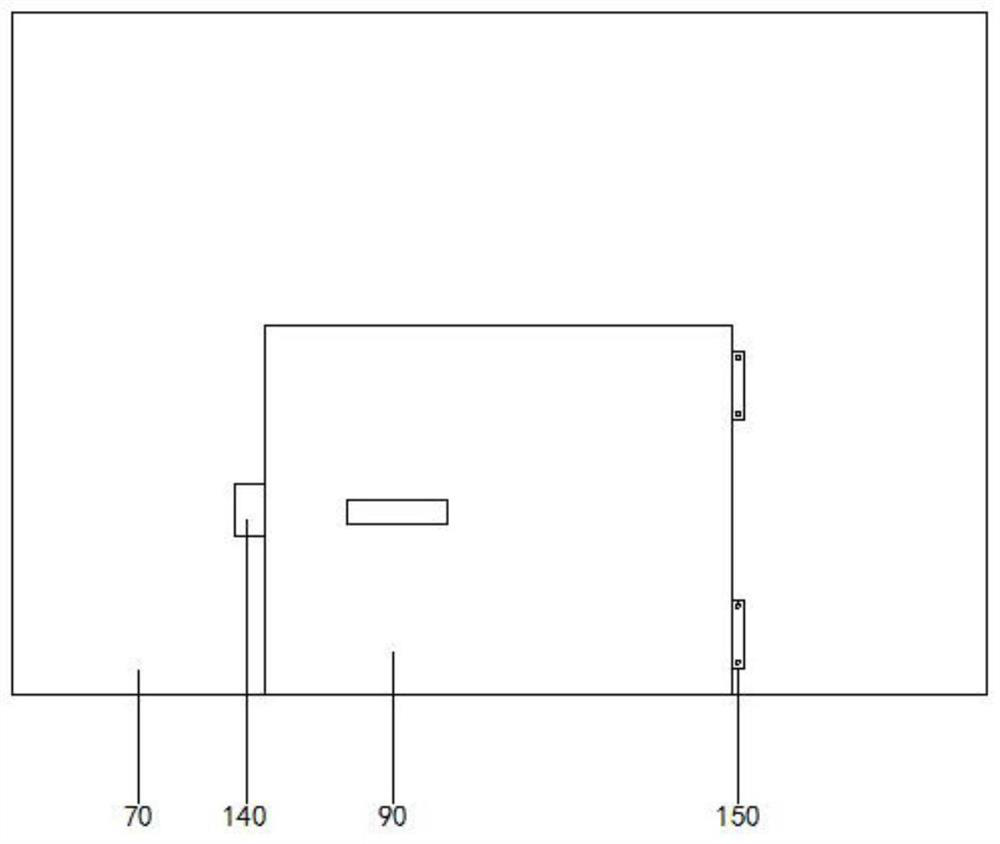 Discharging device for injection molding of plastic bracket of camera module