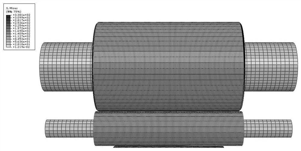 Cold-rolled tin plate continuous annealing line temper mill roll shape configuration method and configuration structure