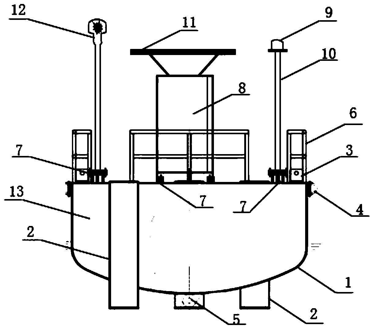 Floating environment monitoring device