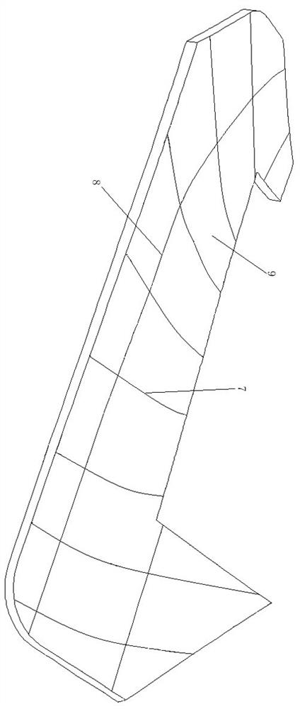 Special-shaped curved surface medium-thickness plate machining method based on multi-point flexible bending