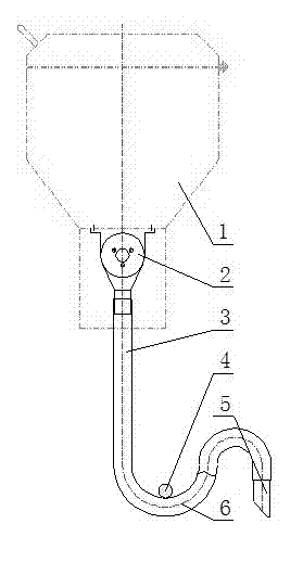 Quantitative fertilizer application device of solid-state fertilizer