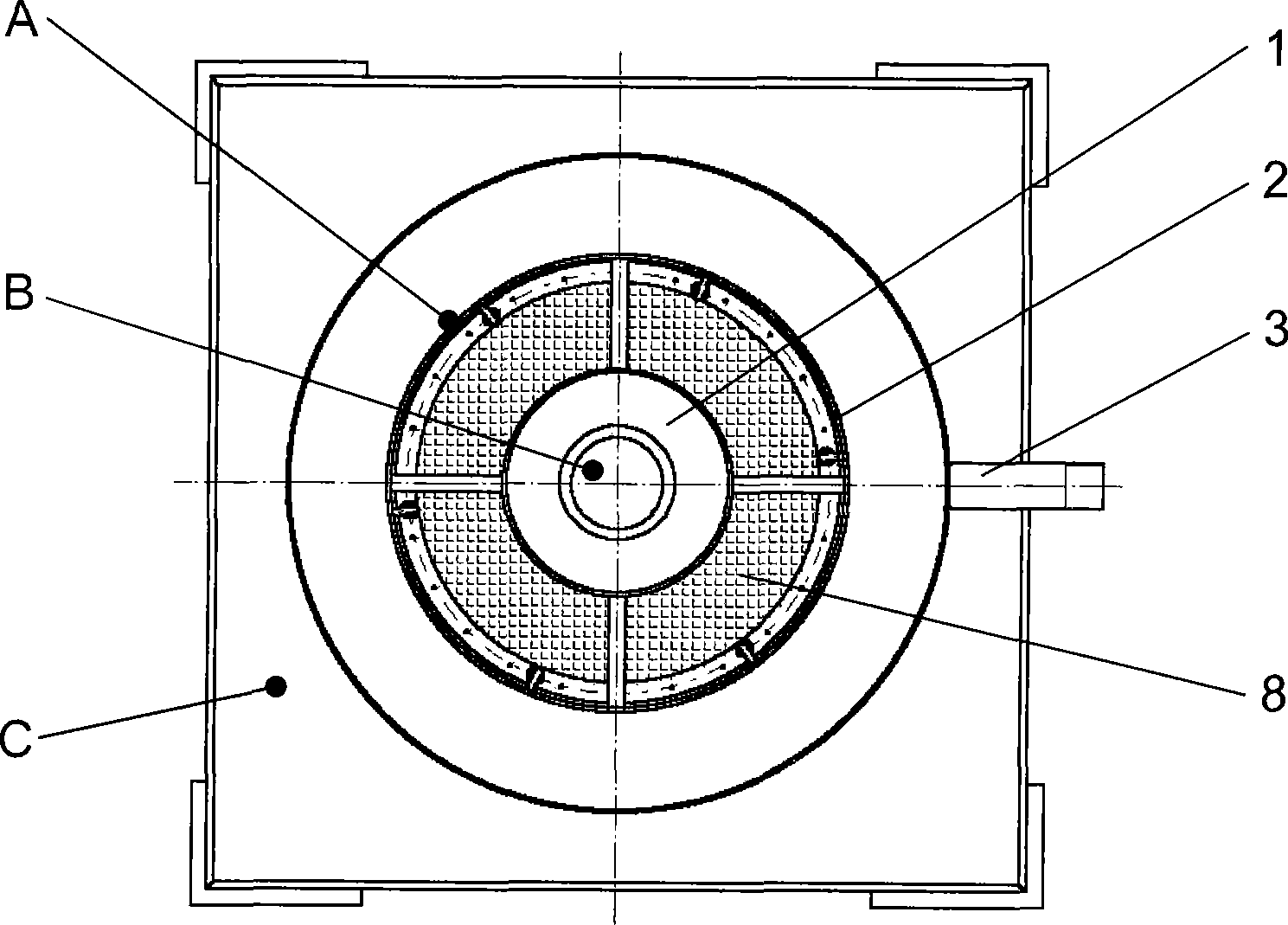 Cohesive target type water fluid jet grind