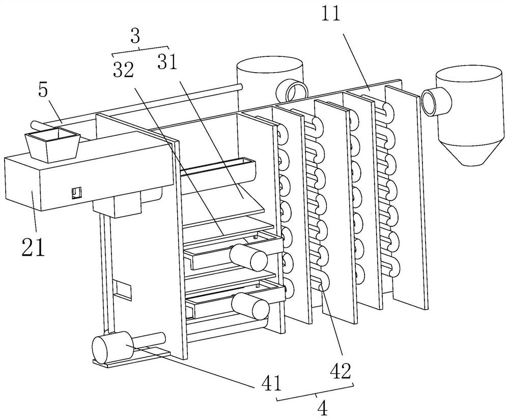 Calcining equipment for gypsum powder