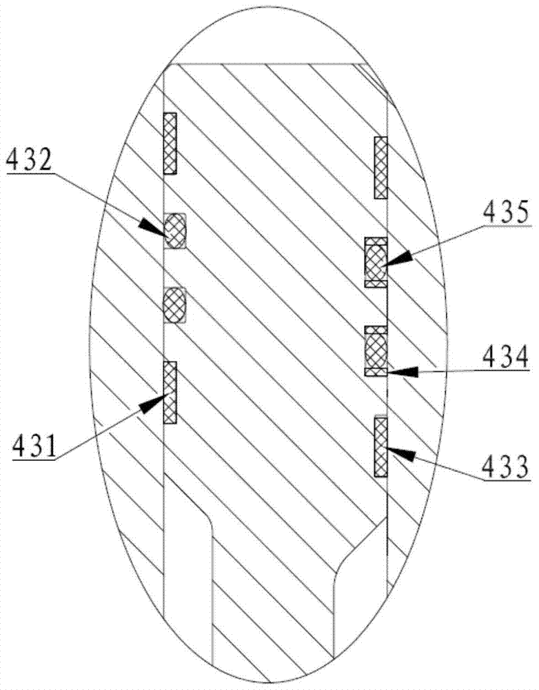 A double hydraulic operation window with adjustable working space