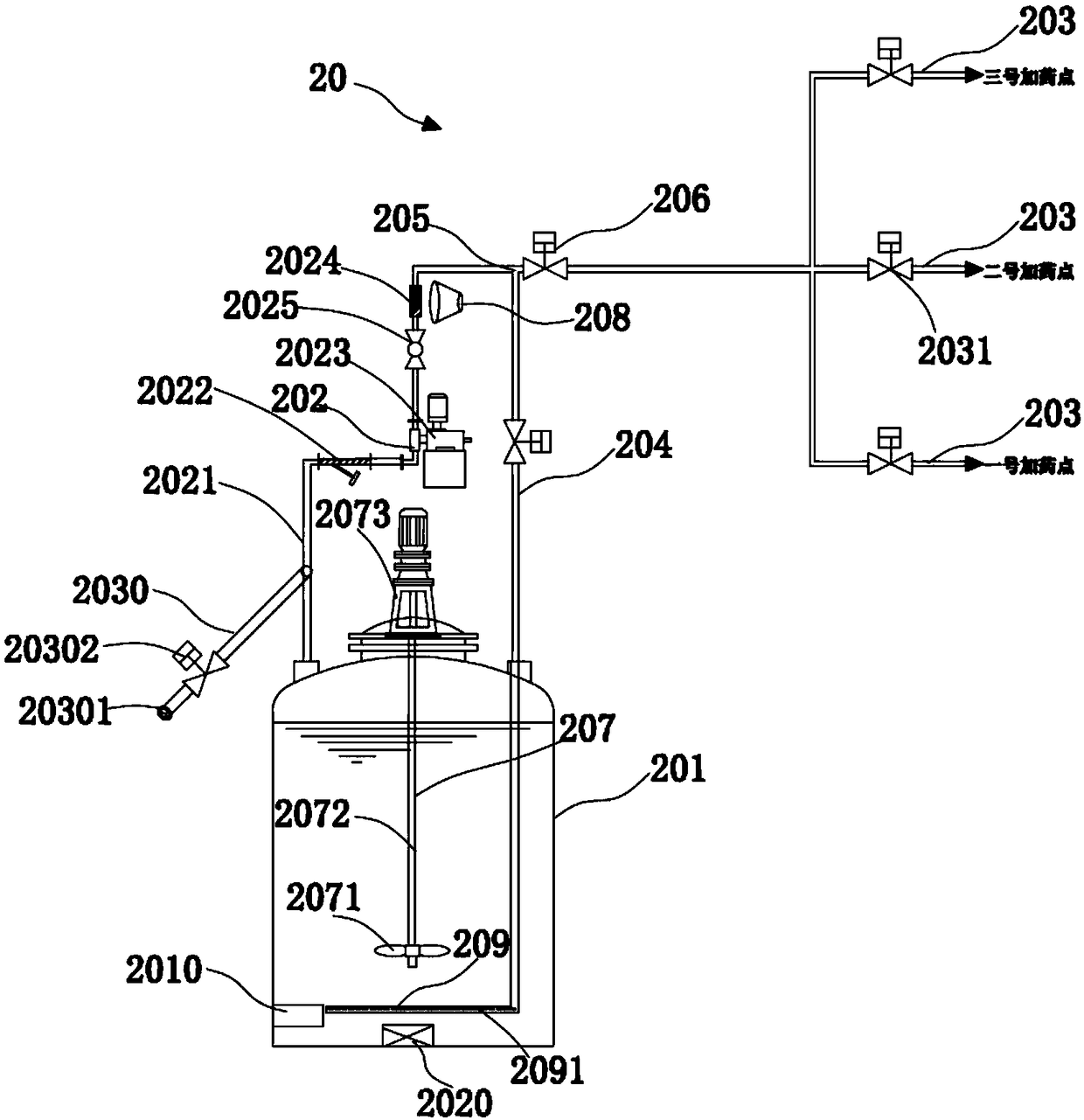 Efficient treatment system and efficient treatment method for electroplating wastewater