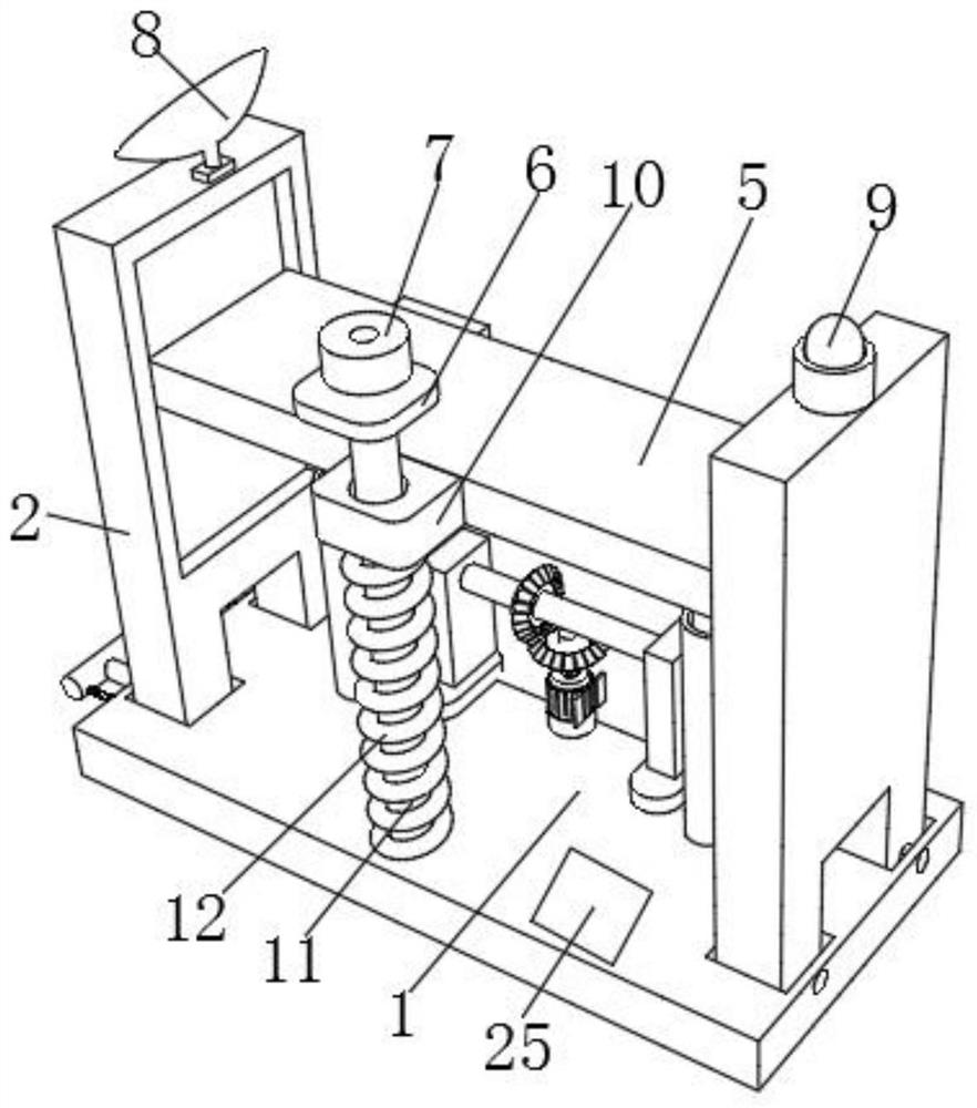 Lifting mechanism of intelligent 3D printer forming platform