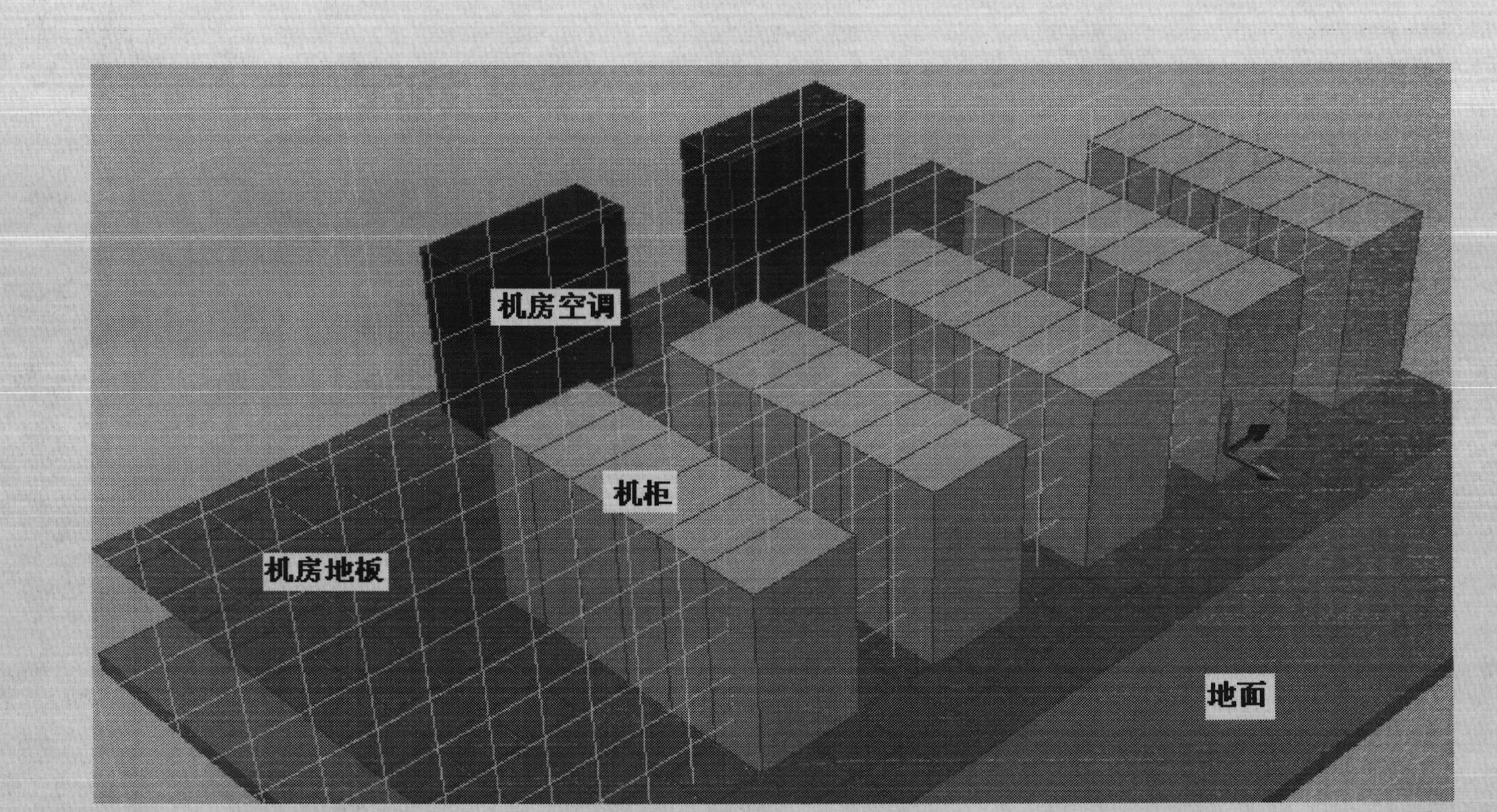 Air supply control method for equipment in machine room