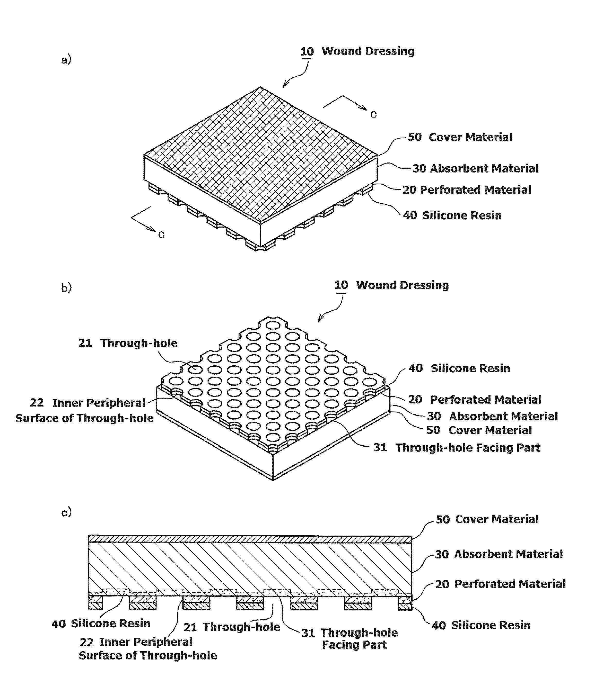 Wound dressing and method for producing it