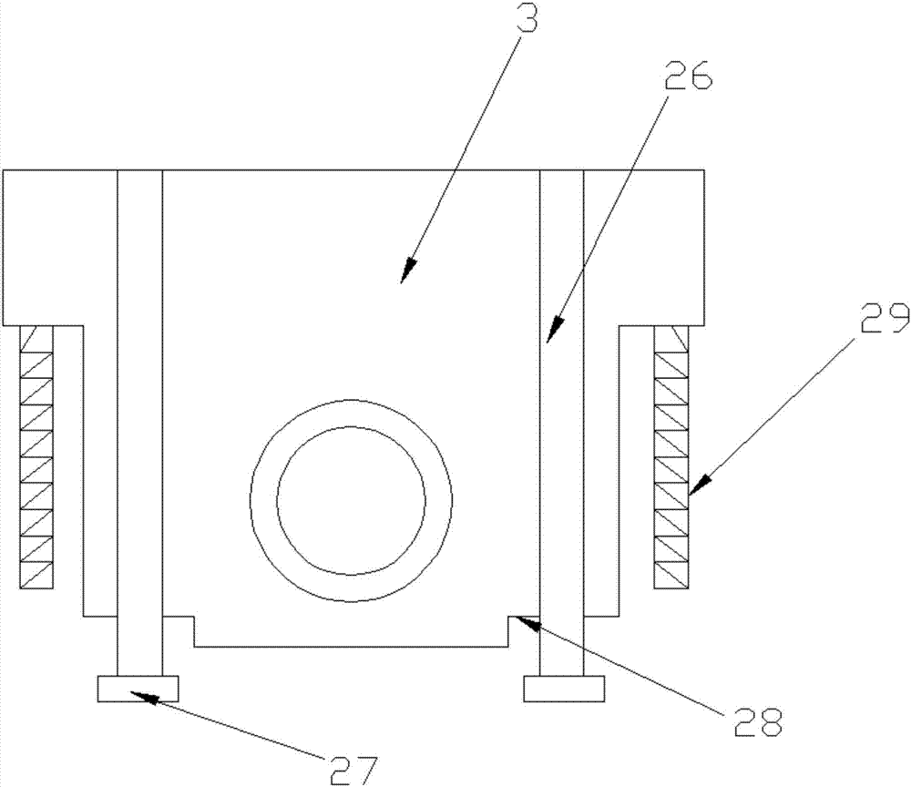 Dust collection robot structure