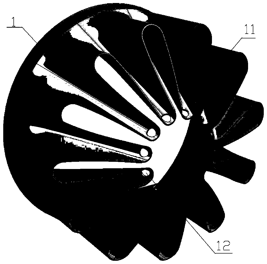 Mixing flame stabilizing device