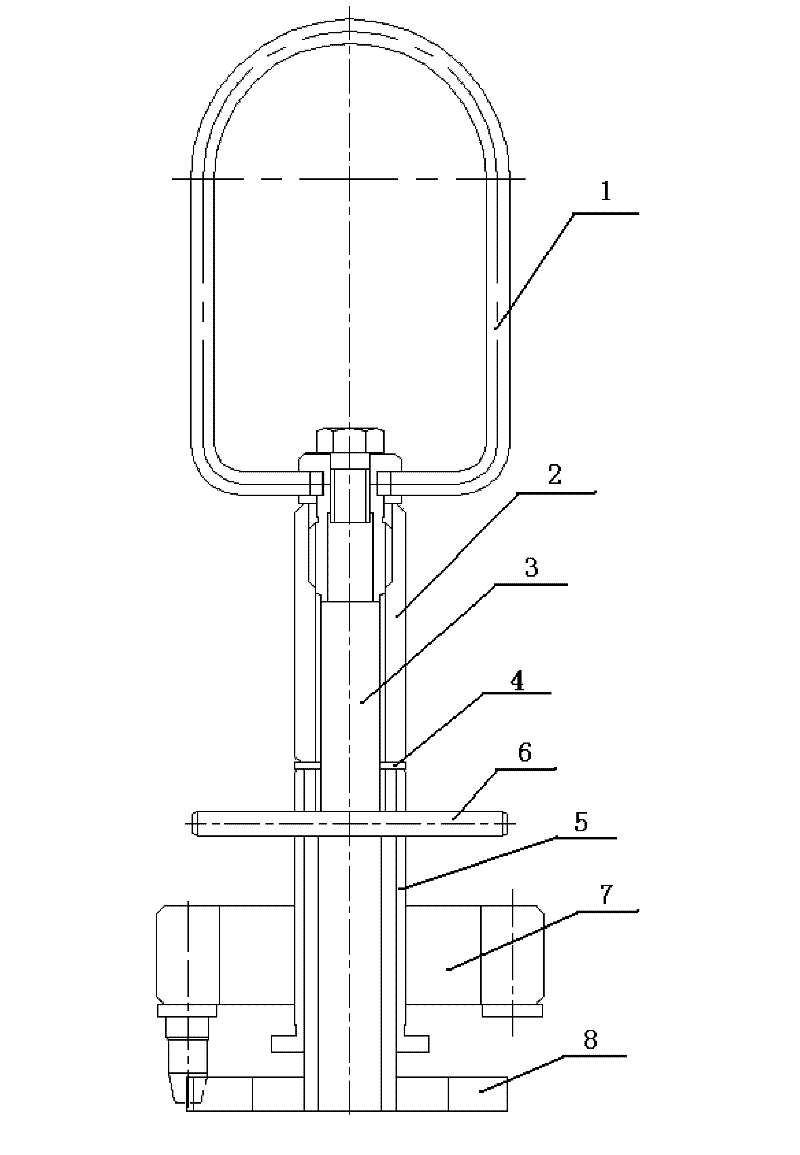 Underwater operation device for grabbing end part fitting of nuclear fuel assembly