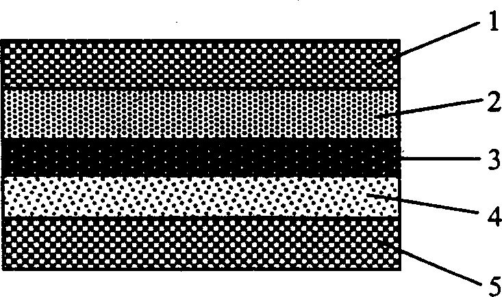 Polymer supercapacitor using gel polymer as electrolyte and its preparing process