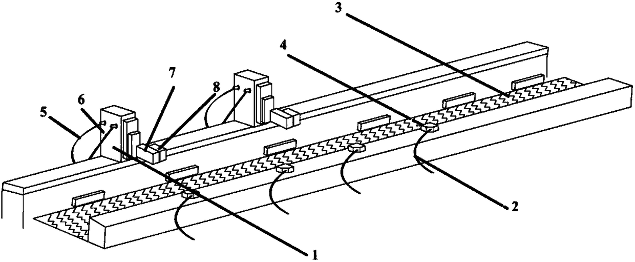 Circuit breaker automatic material separating table