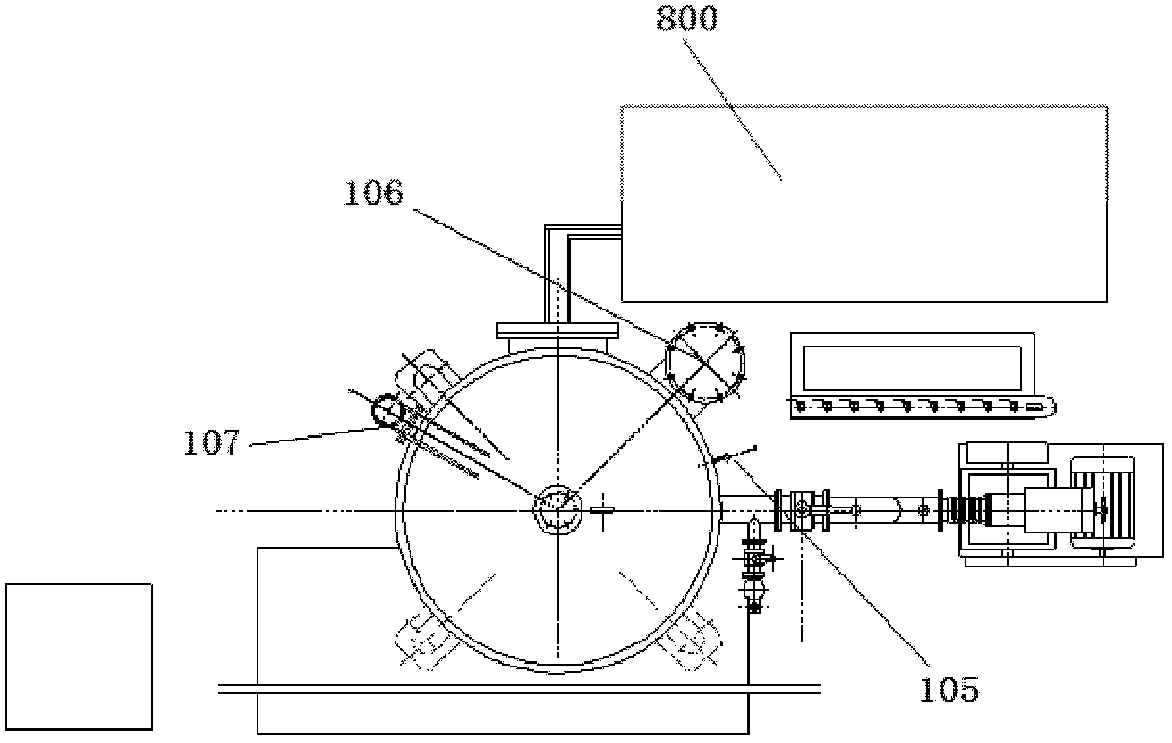 High heat flow thermal environment simulation device