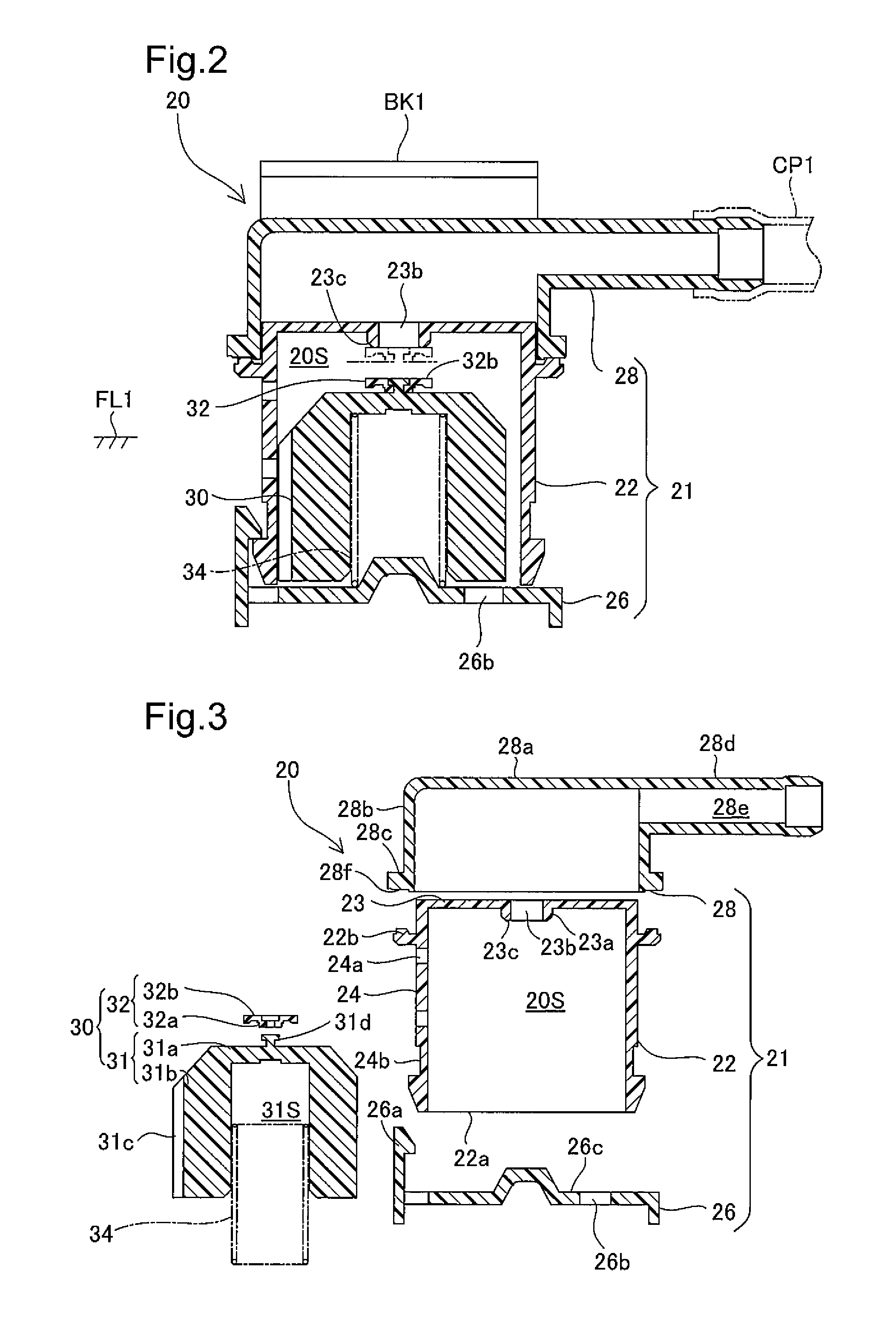 Ventilating device for fuel tank