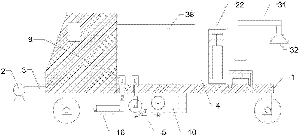 Multifunctional municipal cleaning device