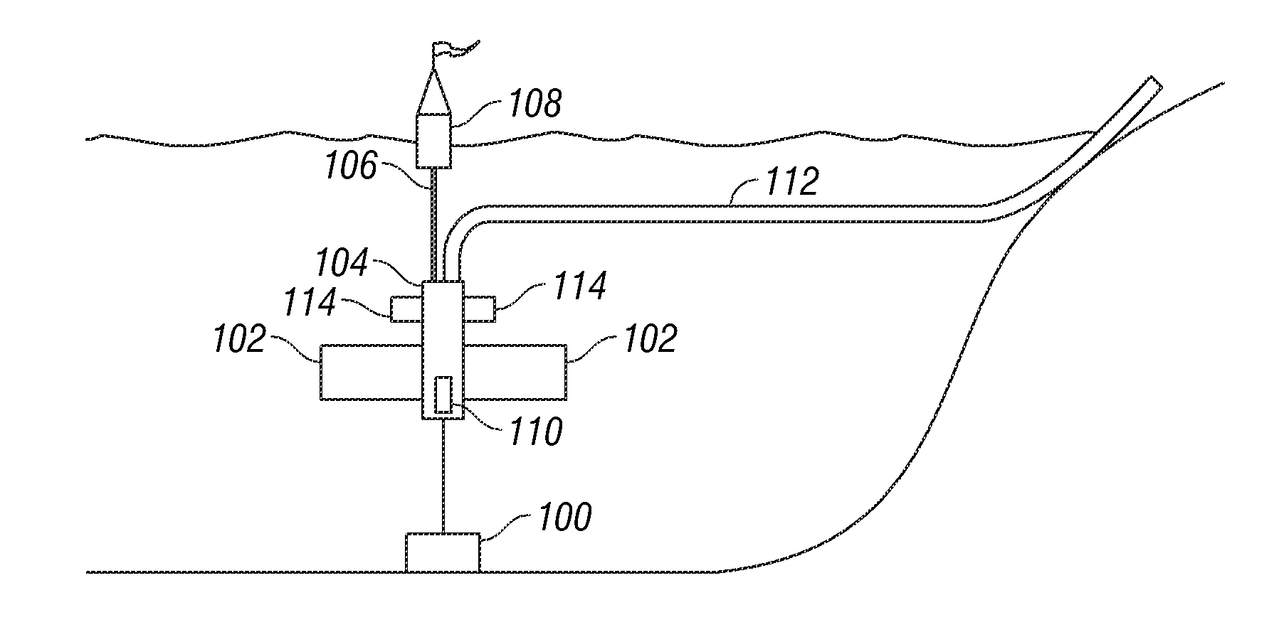 Depth exposed membrane for water extraction