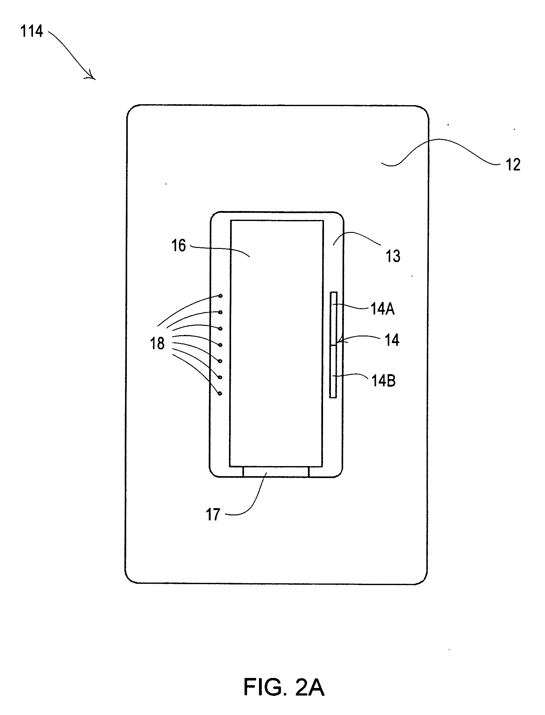 Programmable wallbox dimmer