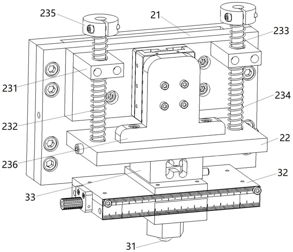 A friction electrification test device