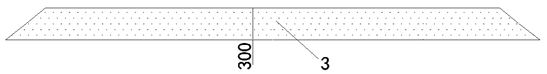 Construction waste improved expansive soil roadbed structure and construction method thereof