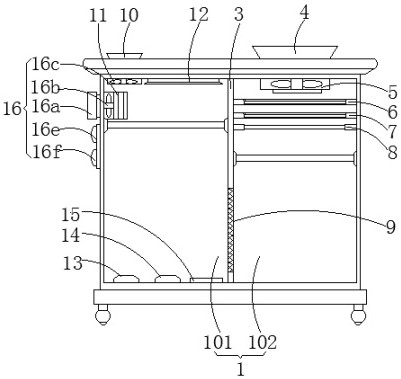 Intelligent furniture for indoor air harmful substance purification treatment