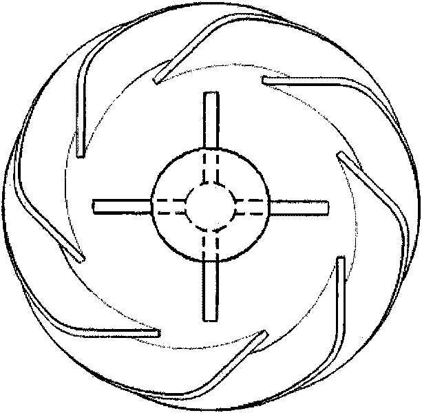 On-line cleaning and de-dusting element of heat exchange tube with directional tail wing