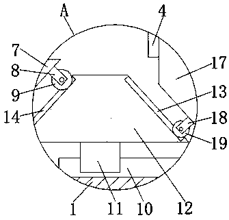 Paper conveying machine with adjustable height