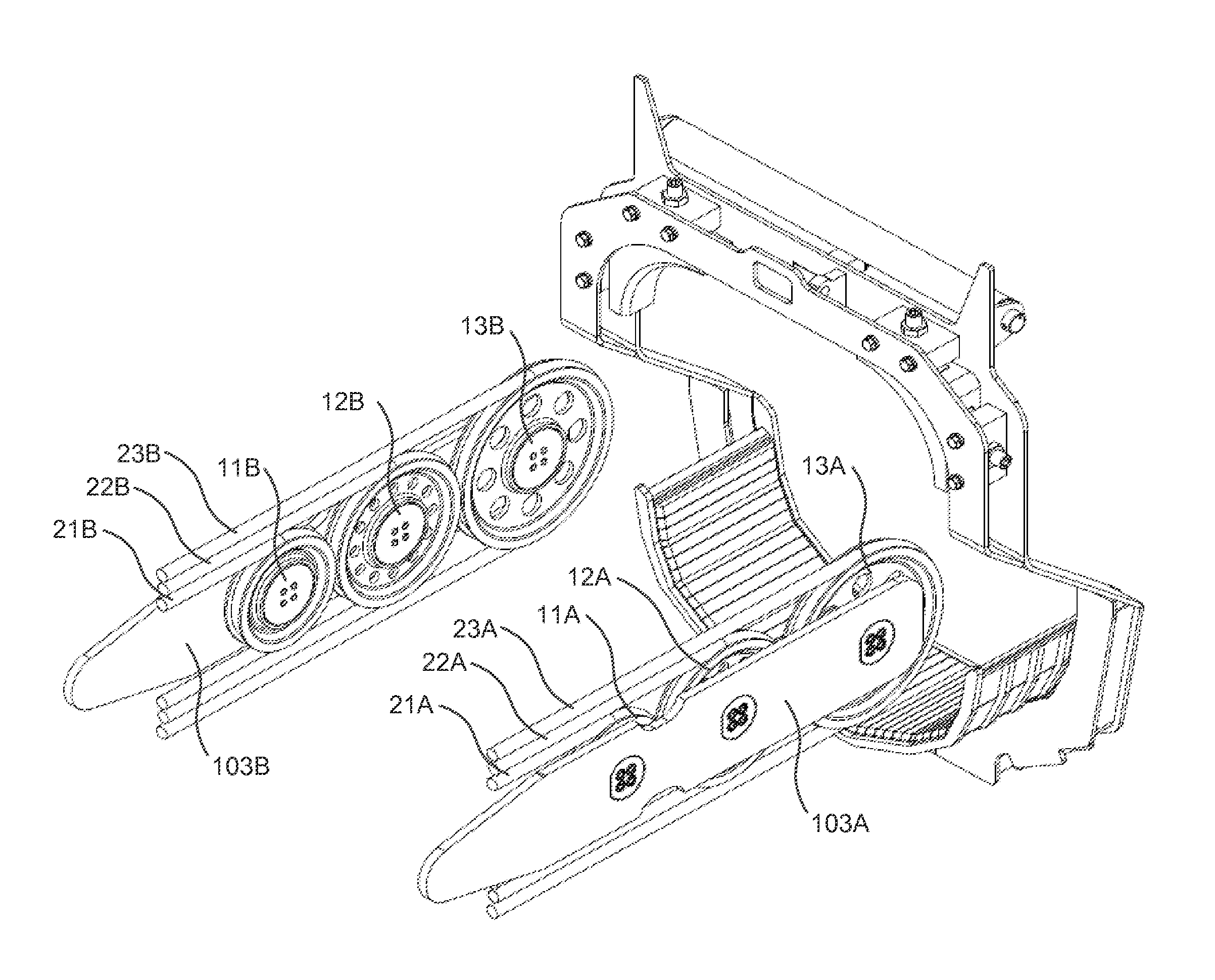 Nested sheave arrangement for a telescopic boom and applications of same