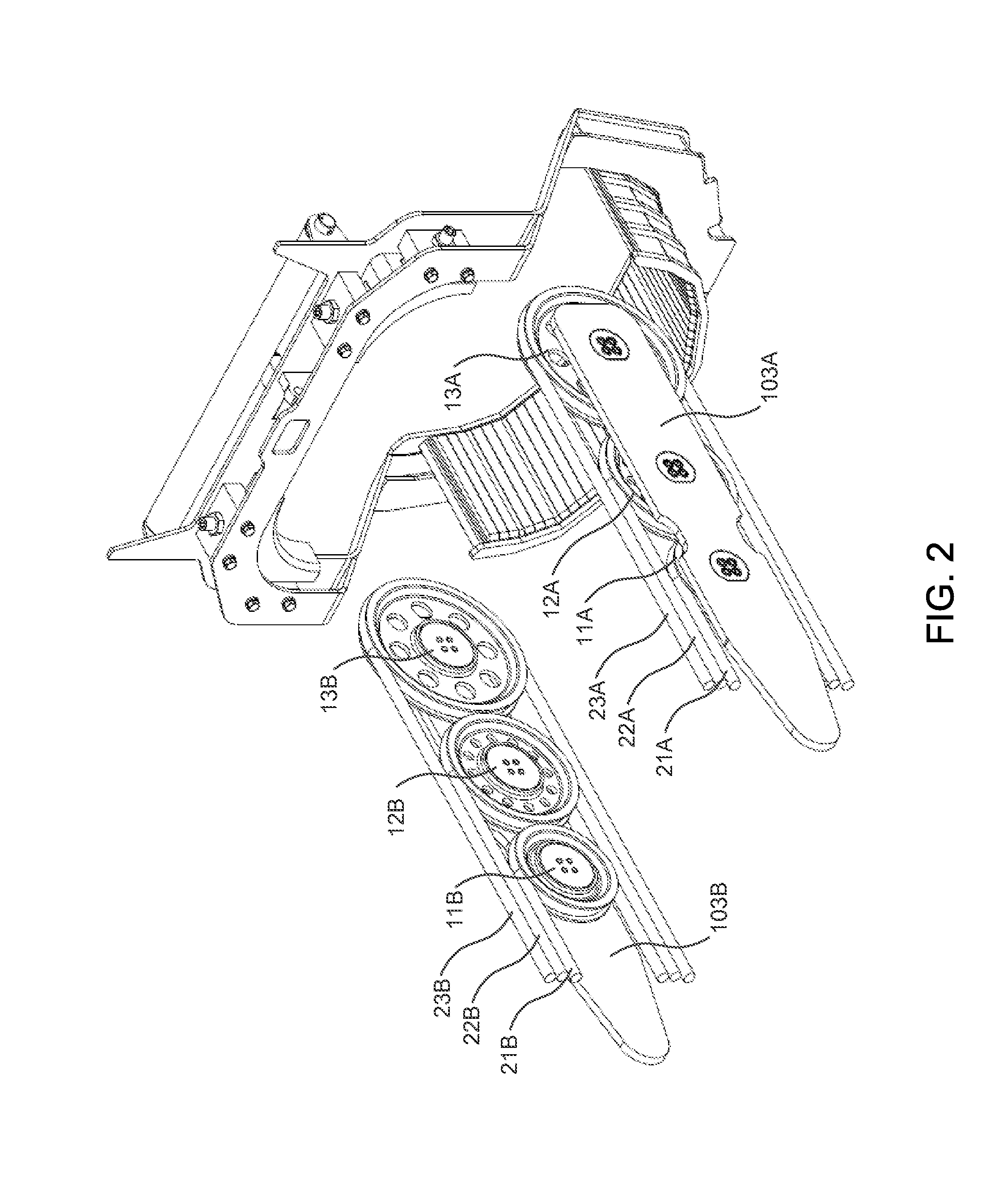 Nested sheave arrangement for a telescopic boom and applications of same