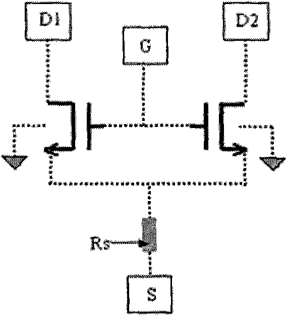 Method and structure for testing metal-oxide-semiconductor field-effect transistor (MOSFET)