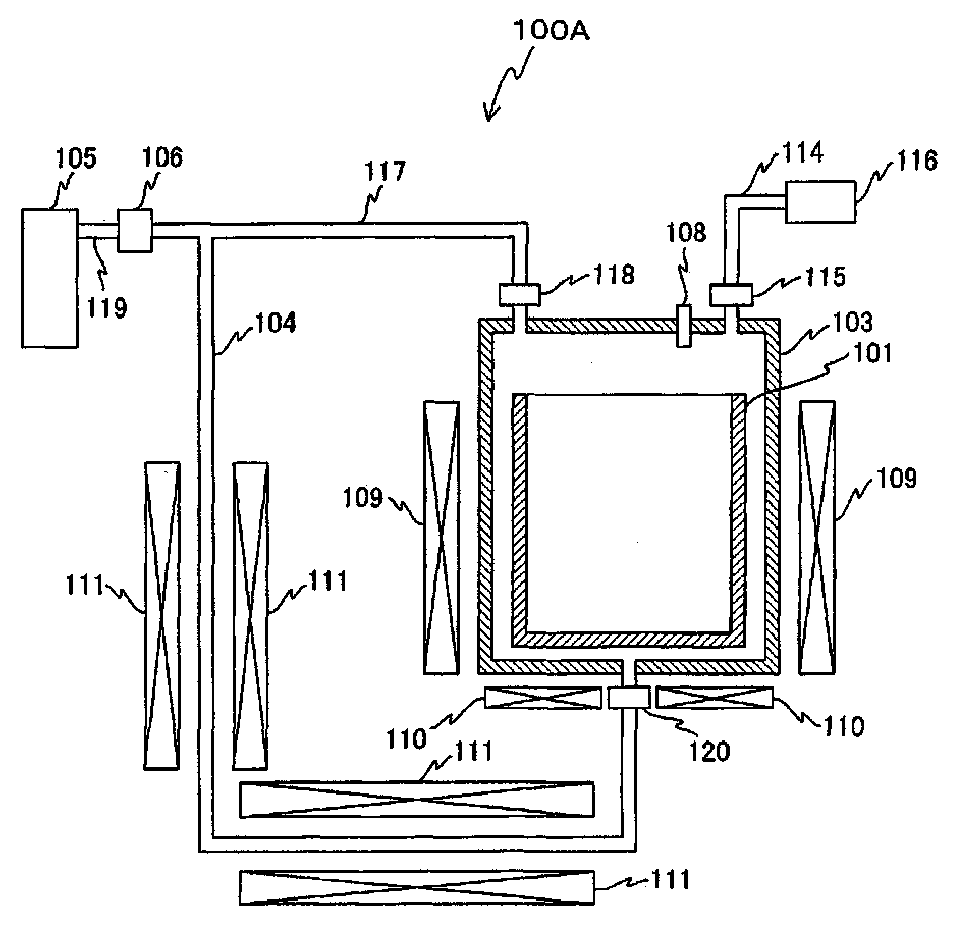 Method of producing group iii nitride crystal, apparatus for producing group iii nitride crystal, and group iii nitride crystal