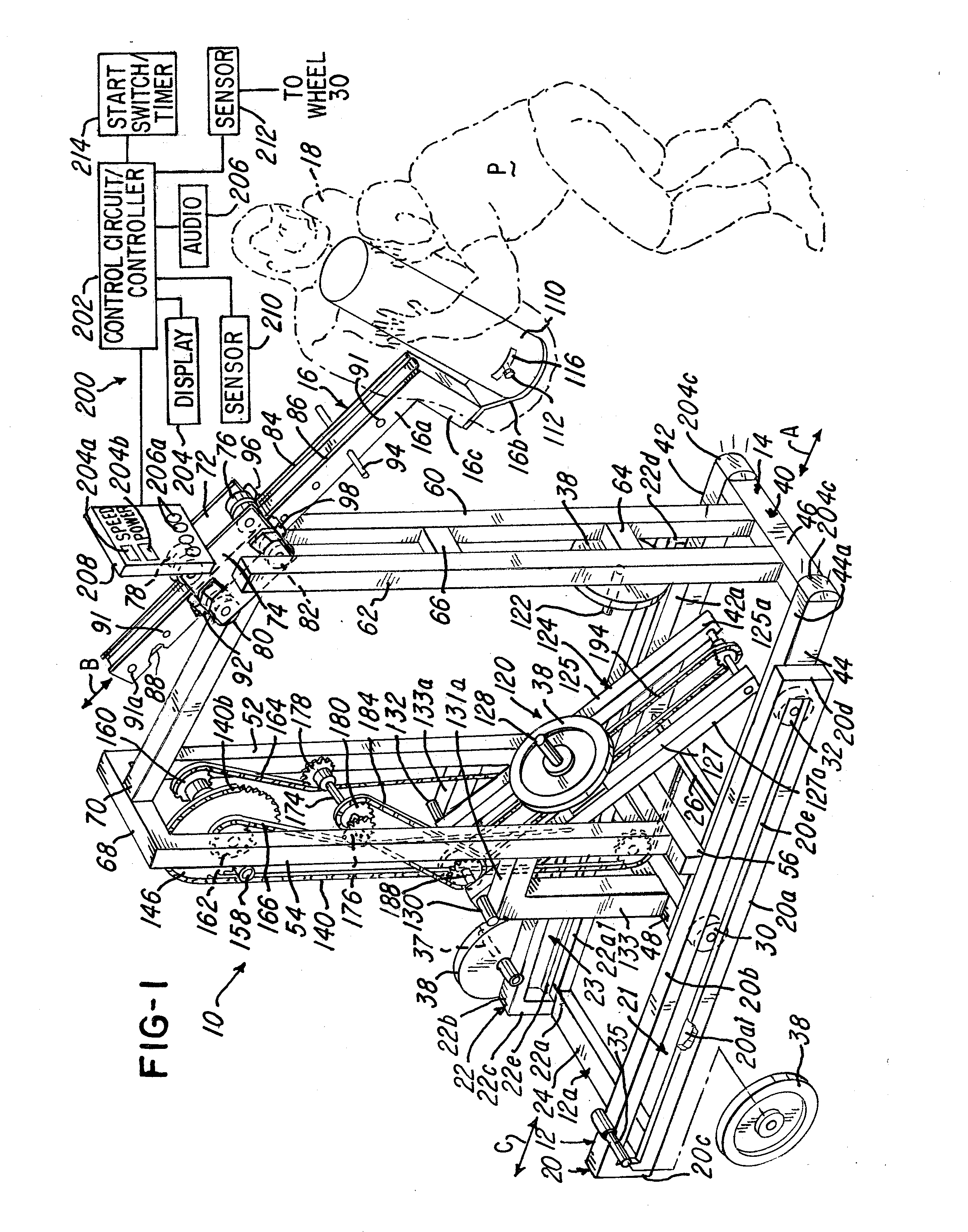 System and method for training a football player