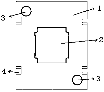 Special-shaped deep-cavity complex structure bracket hot extrusion forming mold and forming method