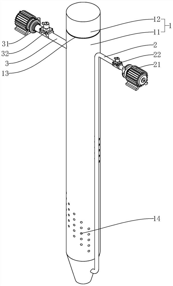 Drainage system of housing construction site and use method