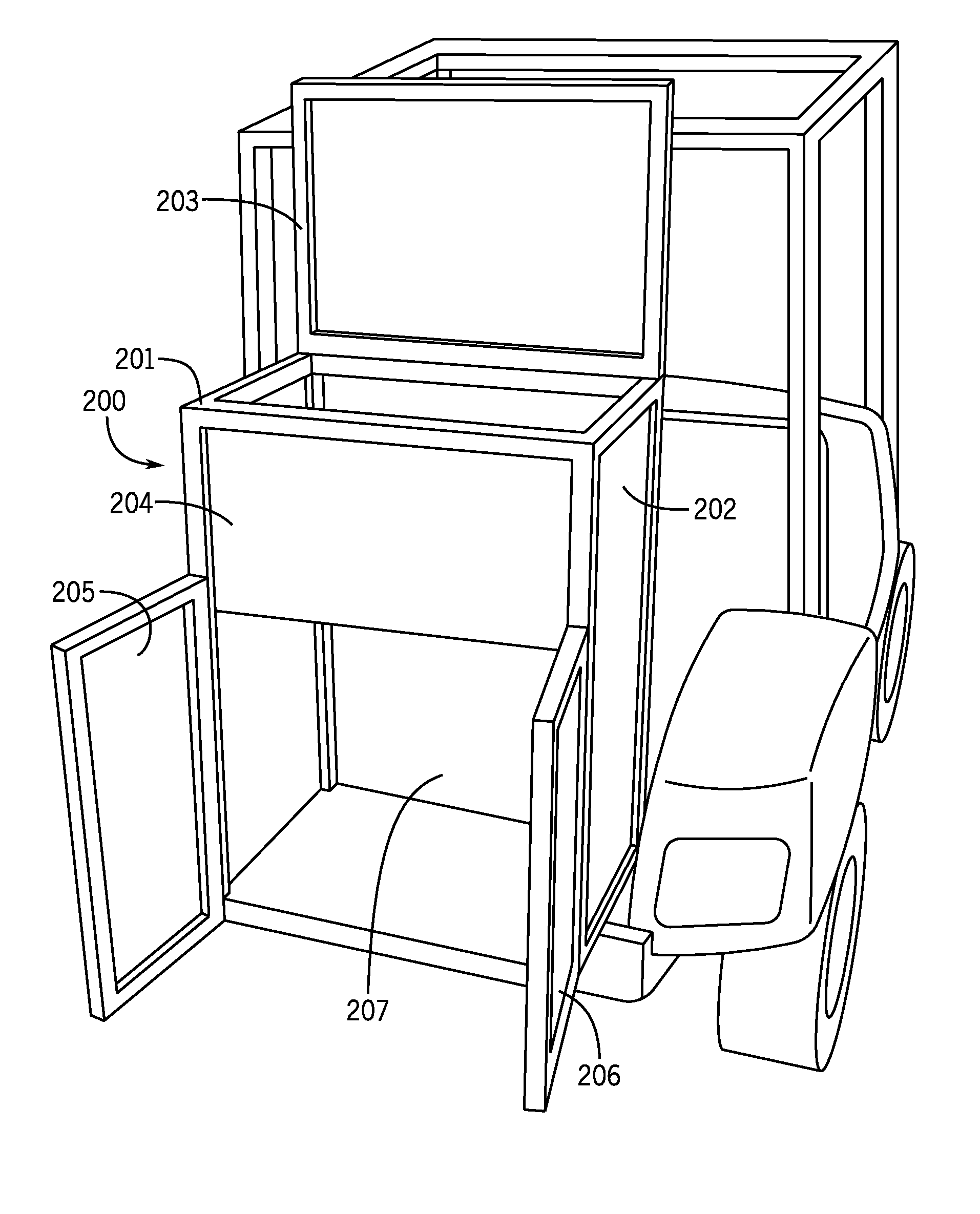 Removable storage module for golf cart