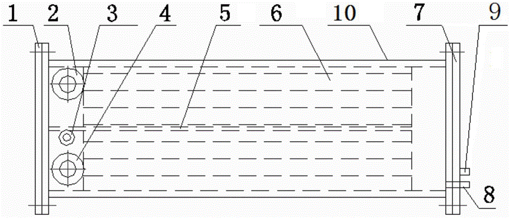 Structure and method for solving ice blockage problem of expansion main refrigerating machine evaporator