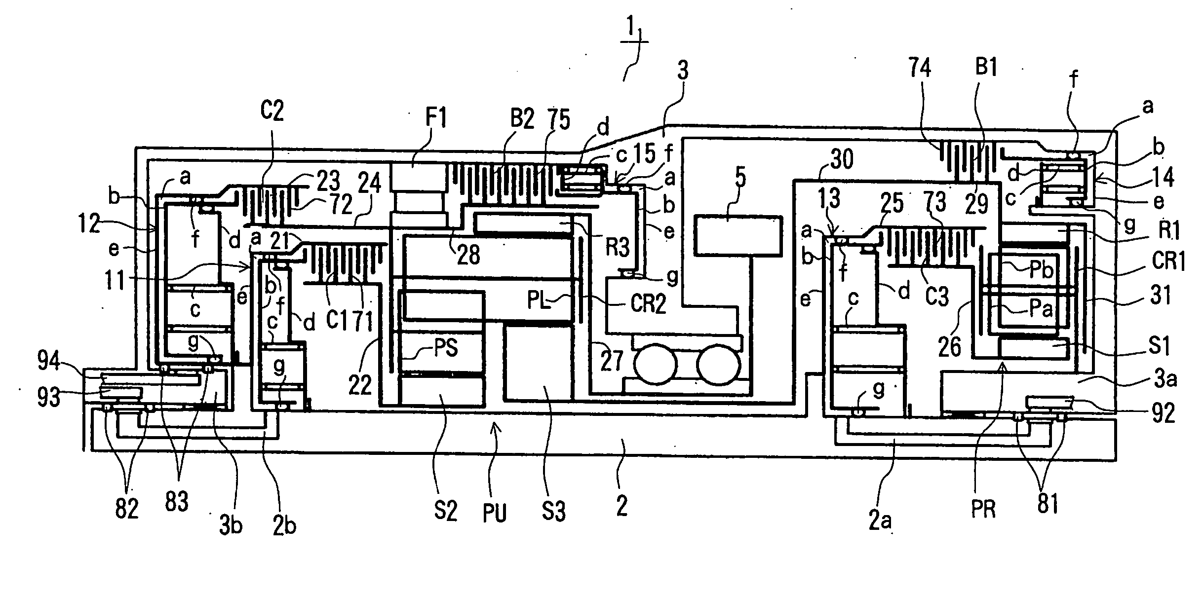 Automatic speed changer