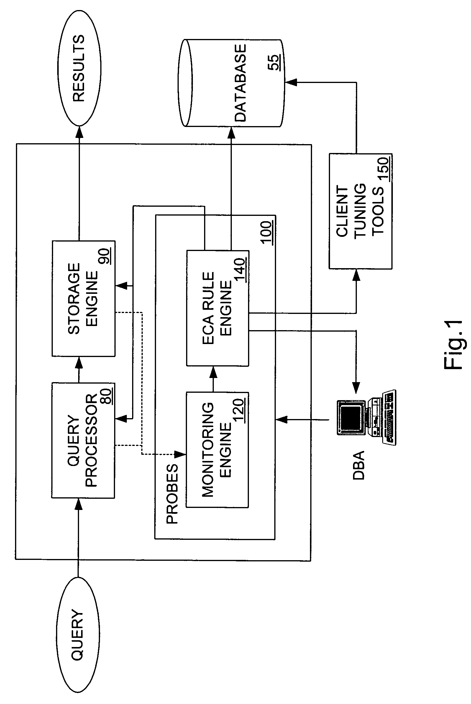 Database monitoring system