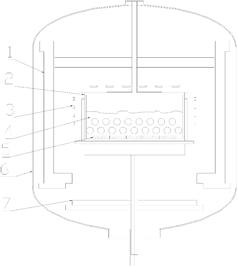 Method for casting large-grained silicon ingot