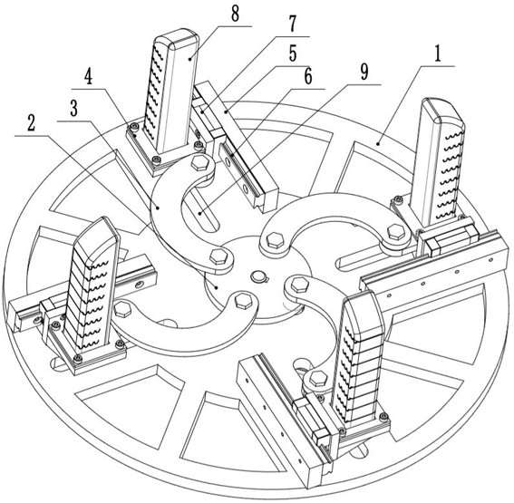 Variable-stroke soft pneumatic gripping device and working method thereof